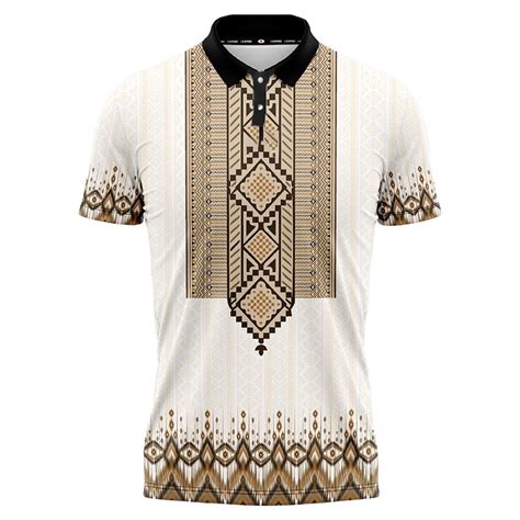 Philippine Ethnic Tribal Inspired Shirt Full Sublimation Polo Shirt