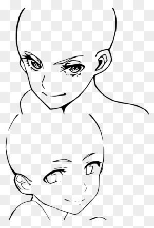 Anime Female Face Template