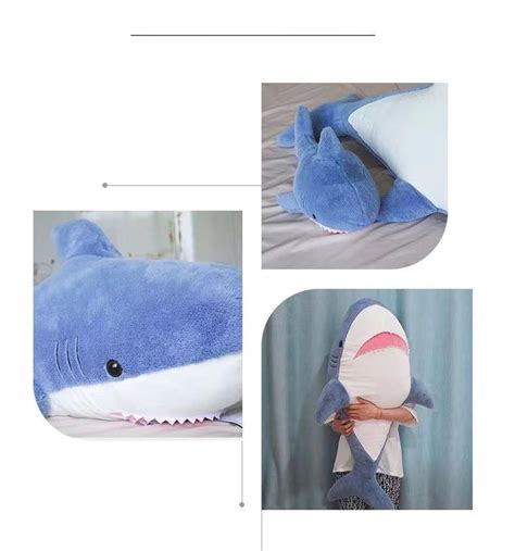 Wild Republic Mako Shark Plush｜60CM Shark Stuffed Animals - Plushie Pulse