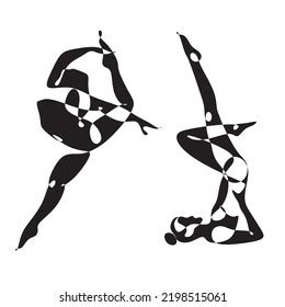 Cubism Abstract Woman Sexy Nude Body Stock Vector Royalty Free Shutterstock