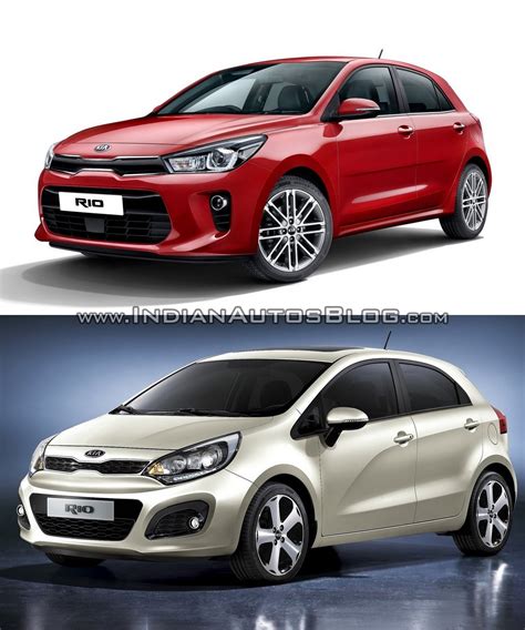 2017 Kia Rio Vs 2012 Kia Rio Front Three Quarters