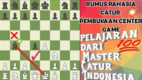 Rumus Rahasia Catur Master Indonesia Pembukaan Catur Mematikan Youtube