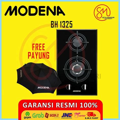 Jual MODENA CRISTA BH 1325 Kompor Tanam Built In Hob Gas 30 Cm 2