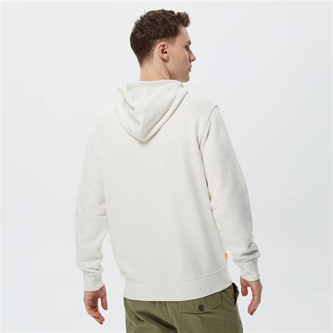 Timberland Refibra Hooded Sweat Erkek Beyaz Sweatshirt Erkek Sweatshirt