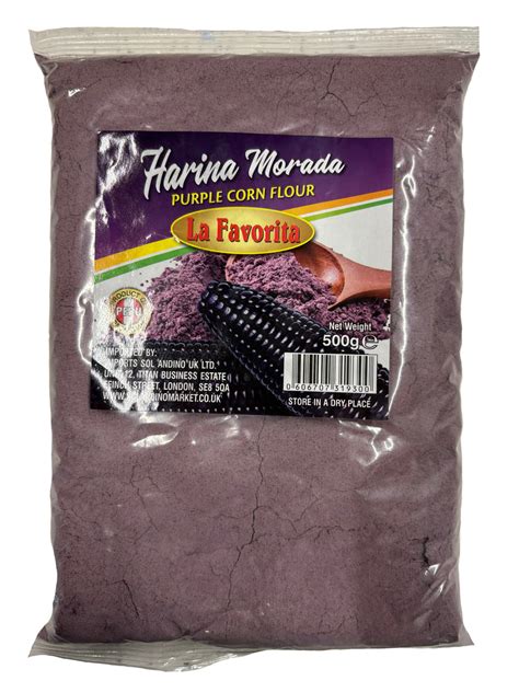 La Favorita Purple Corn Flour Harina De Maiz Morado 500g Sol Andino Services Uk Ltd