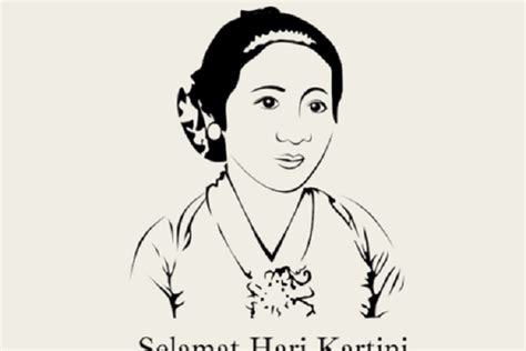 Gambar Sketsa Ra Kartini 54 Koleksi Gambar