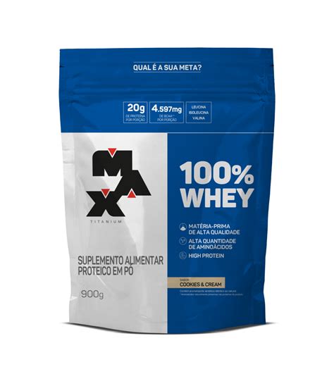 Whey Refill G Cookies Cream Max Titanium Europe