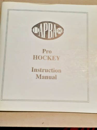 Apba Computer Apba Pro Hockey Game 1992 93 Season Vg Ebay