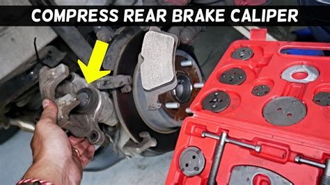 How To Compress Rear Brake Caliper On Ford Escape C Max Edge Focus