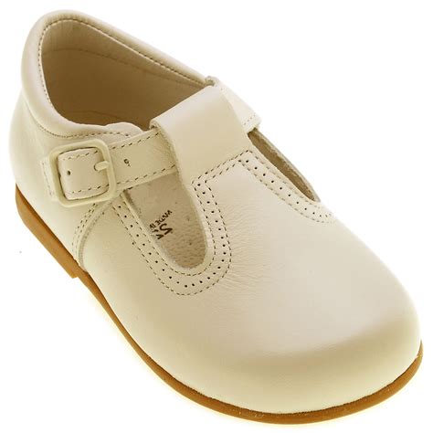 Hand made Spanish baby ivory shoes unisex | Cachet Kids
