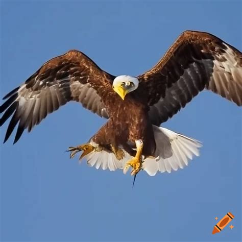 Eagle With Outstretched Wings On Craiyon