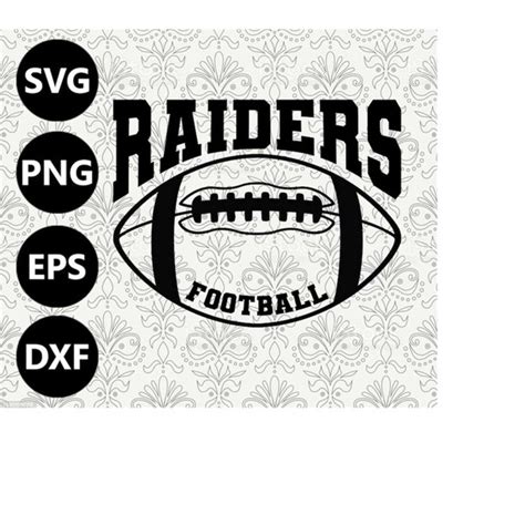 Raiders Football Silhouette Team Clipart vector svg file for - Inspire ...