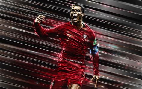 Download Wallpapers Cristiano Ronaldo Portugal National Football Team Cr7 Portuguese Soccer