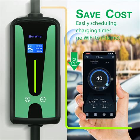 Feyree Evse Wallbox Ev Car Charger Electric Vehicle Off