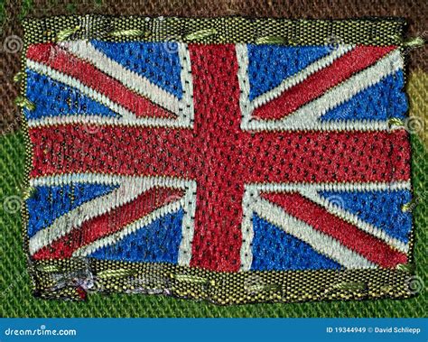 British Army Flag Patch stock image. Image of country - 19344949