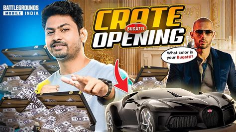 BUGATTI CRATE OPENING IN BGMI KAT GAYA 12 UC GIVEAWAY