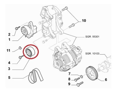 Tensor Correa Alternador Fijo Fiat Qubo Original Mercadolibre