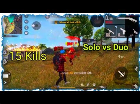 SOLO VS DUO OVERPOWER GAMEPLAY 15 KILLS YouTube