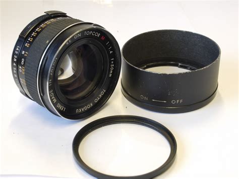 Tokyo Kogaku 50mm F1 4 RE GN Topcor M Lens For Super DM Kenko Igital