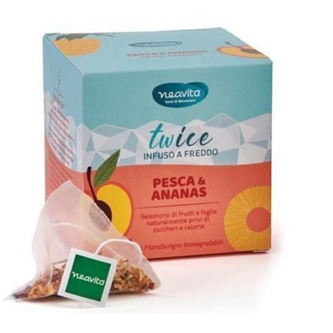 Neavita Twice Infuso Pesca E Ananas 15 Filtri Ludofarma Parafarmacia