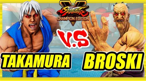 Sfv Ce Takamura Ken Vs Broski Oro Ranked Set Street Fighter