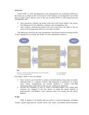 Joint Arrangement Overview Under Ifrs Joint Arrangements