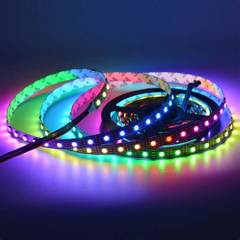 Hd Individually Addressable Rgb Pixel Led Flexible Strip Lights Dc V