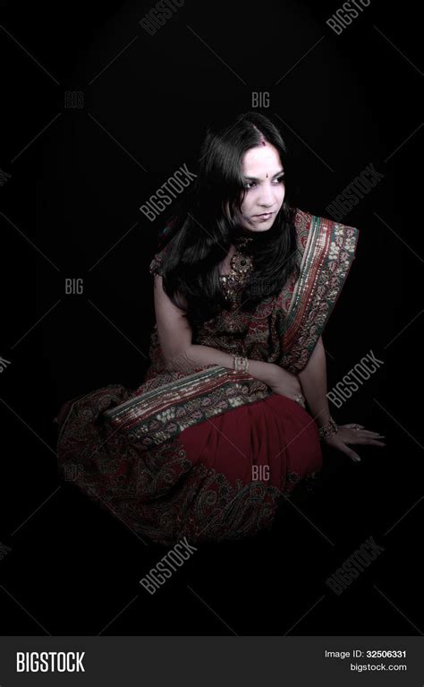 Sad Indian Woman Image And Photo Free Trial Bigstock