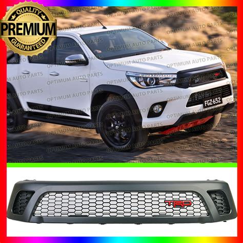 Front Grill Grille Black Trd Style Toyota Hilux Revo Sr M M