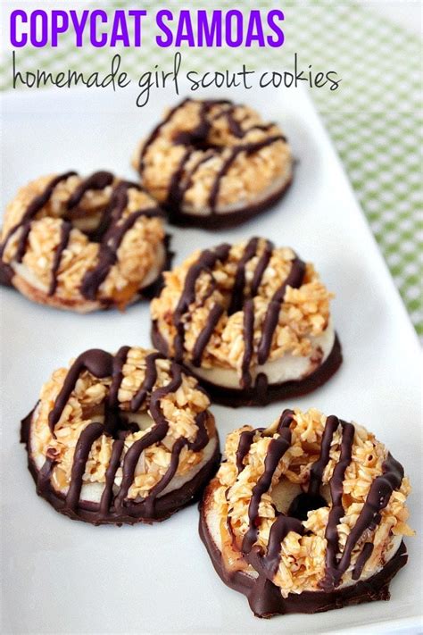 Copycat Samoas Girl Scout Cookies Recipe