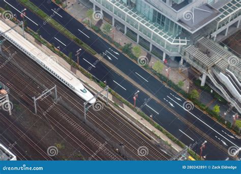 Japanese Bullet Train in Japan Stock Image - Image of shinkansen, train ...