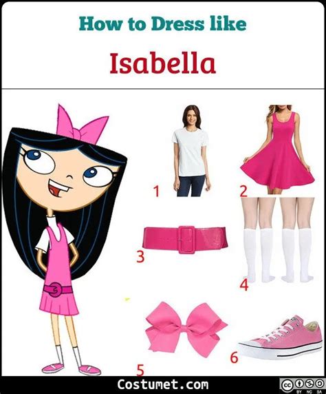 Isabella phineas and ferb costume – Artofit