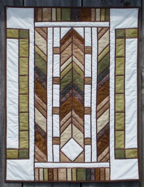 Frank Lloyd Wright Stained Glass Quilt Quilting Designs Patterns