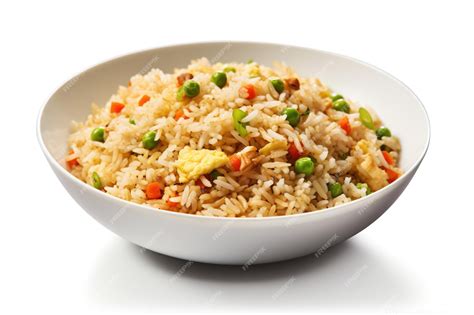 Premium Photo | Fried rice Isolated on White