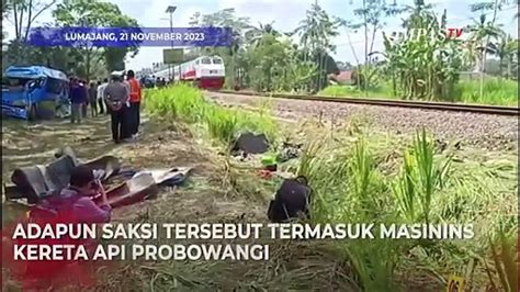 Kecelakaan Maut Elf Vs KA Probowangi Di Lumajang Sopir Berpotensi Jadi