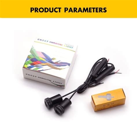 Лазерный проектор с логотипом, 2 шт., светодиодный дверной светильник ...