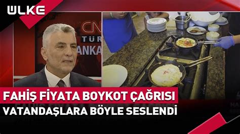 Fahi Fiyata Boykot A R S Bakan Bolat Vatanda Lara B Yle Seslendi