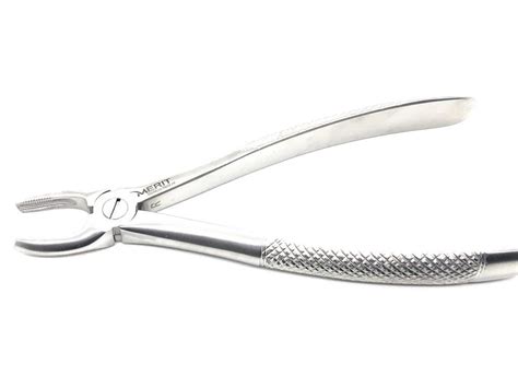 Extraction Forcep 1 English Pattern Dull Matte Finish Merit Surgical