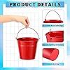 Amazon Bokon Pack Colored Metal Bucket X X Inch Small