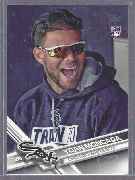 Yoan Moncada 2017 Topps Update Series Sp Photo Variation Rc Us200 Ebay