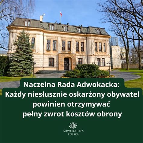 NRA każdy niesłusznie oskarżony obywatel powinien otrzymywać pełny