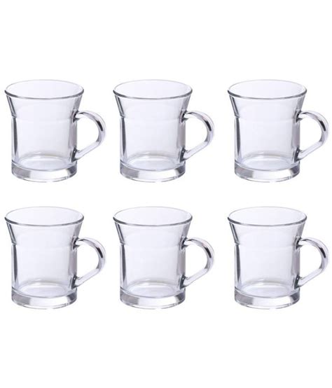 Uniglass Glass Coffee Mug 6 Pcs 300 Ml Buy Online At Best Price In