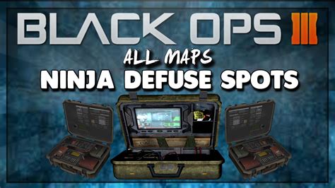 Black Ops 3 Ninja Defuse Spots On All Maps Best Ninja Defuse Spots