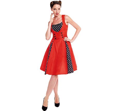 D Guisement Robe Rockabilly Ann Es Femme