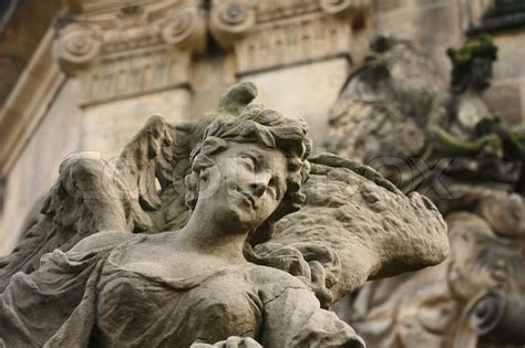 Detailed View Of The Original Baroque Sculpture Stock Photo Colourbox