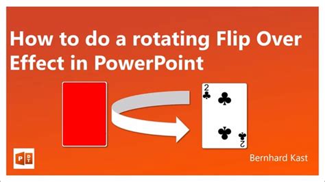 How To Do A Rotating Flip Over Effect In Powerpoint Youtube