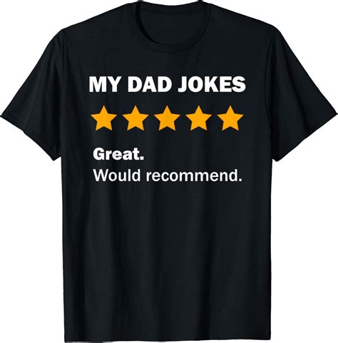 Mens Funny Matching Father Son Daughter Tshirt My Dad Jokes