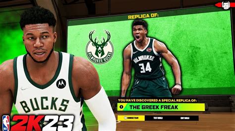 NBA 2K23 Best RARE Builds How To Make Giannis Antetokounmpo Replica