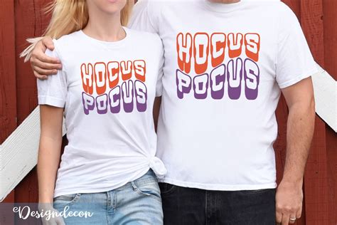 Hocus Pocus Retro Wavy Sublimation SVG Graphic By Craft World