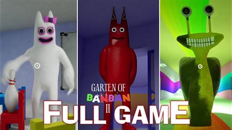 Garten Of Banban 2 Full Game Walkthrough And Ending 4k60 No